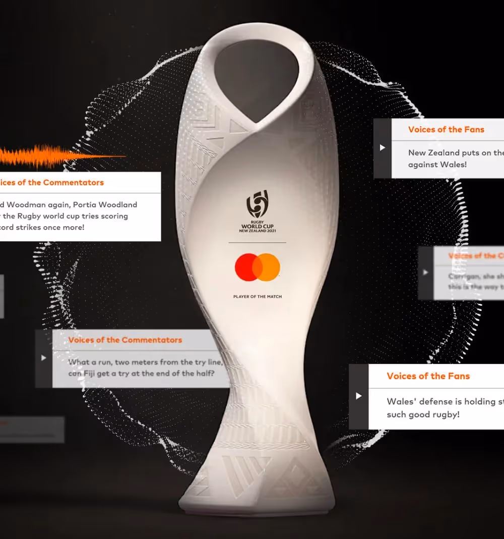 Our partnership with Made By Doing, Octagon APAC, and Mastercard for the Women's Rugby World Cup was acknowledged with four wins and one shortlist at the Clio Awards 2023 in Sport.