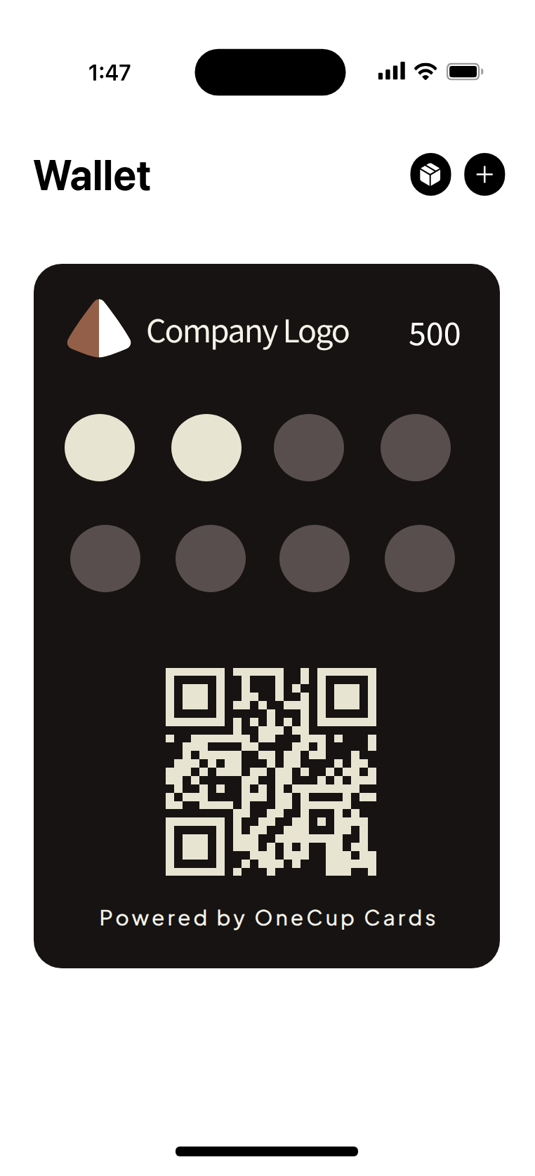 Digital loyalty cards