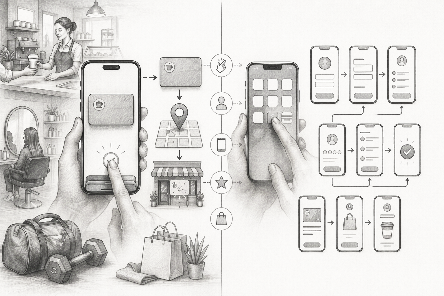 Comparison of wallet-native and app-based loyalty enrollment flows