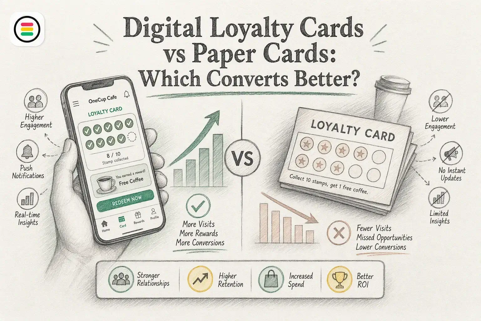Digital Loyalty Cards vs Paper Cards: Which Converts Better?