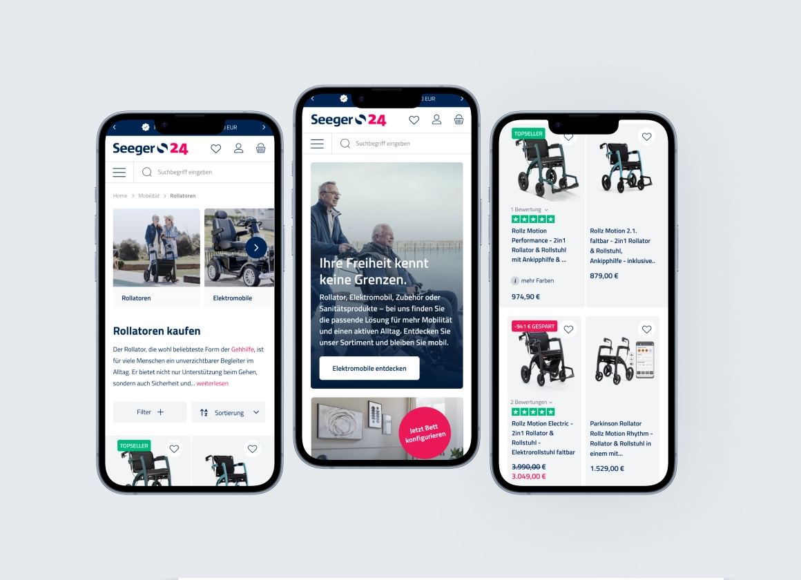 Seeger24: Vom veralteten Shop zur modernen Mobile-First-Plattform