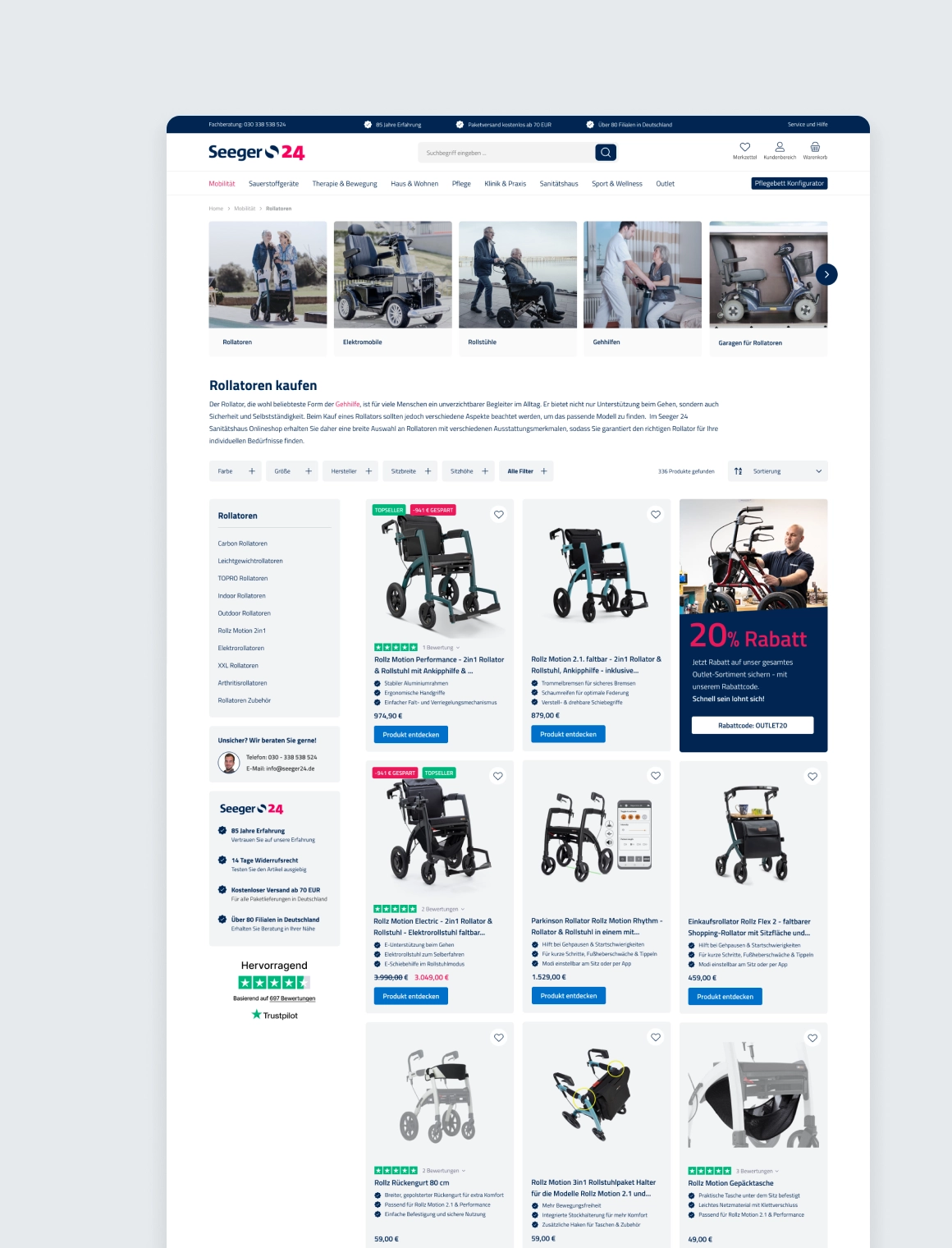 Seeger24: Vom veralteten Shop zur modernen Mobile-First-Plattform