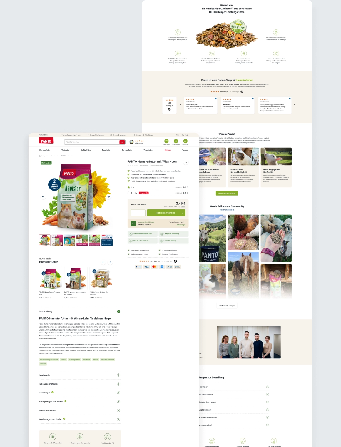 Panto Heimtierbedarf: Komplettes Shop-Re-Design für mehr Vertrauen & Conversion