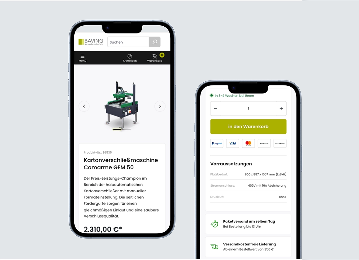 Shop-Optimierung für Baving24: Struktur für Sortiment & Vertrauen für Premium-Produkte