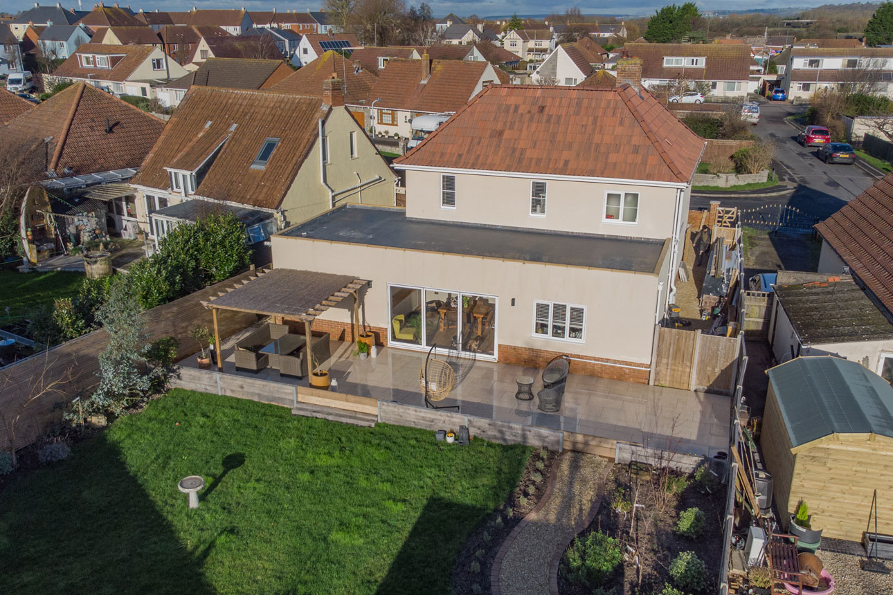 A single storey extension in Somerset