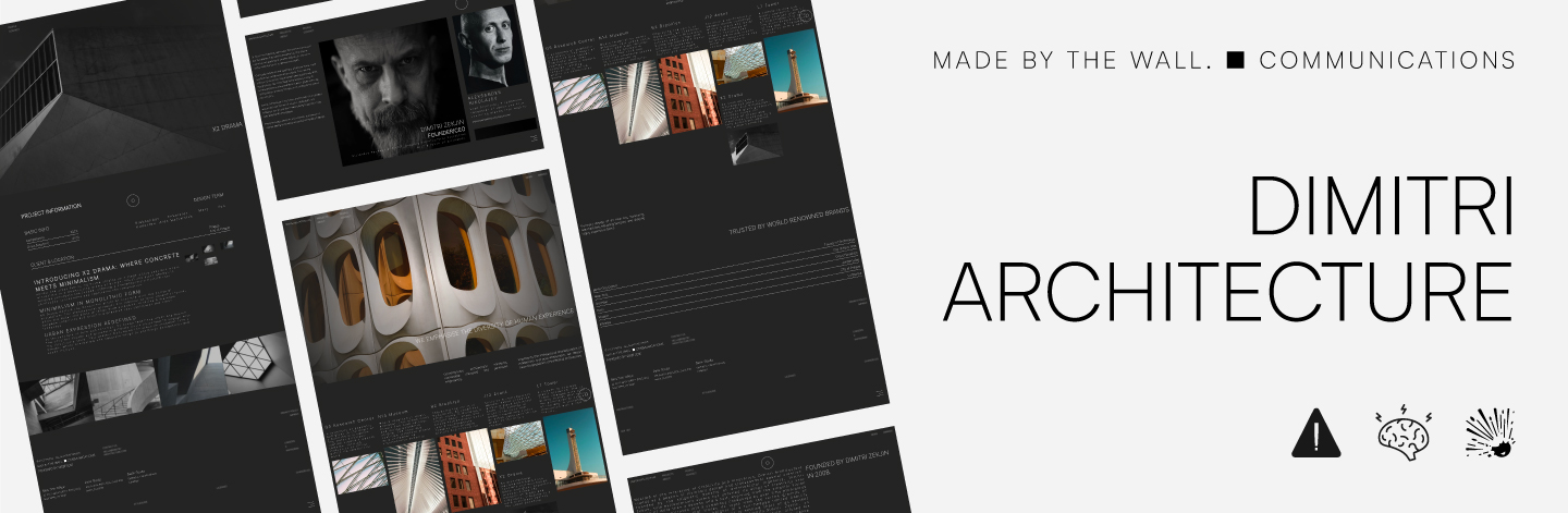 Dimitri Architecture Webflow Template Cover