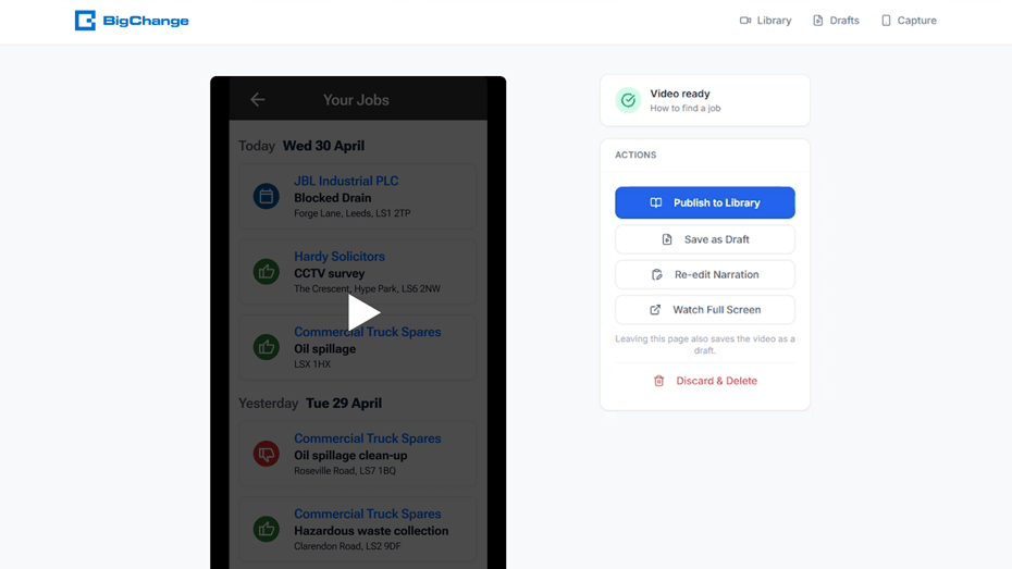BigChange Lightning FieldReady screenshot