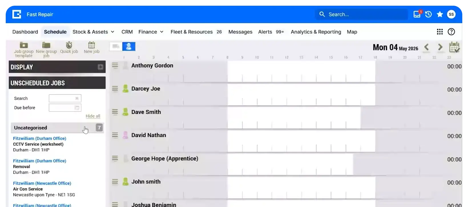 BigChange job management software sending customer updates during field service jobs