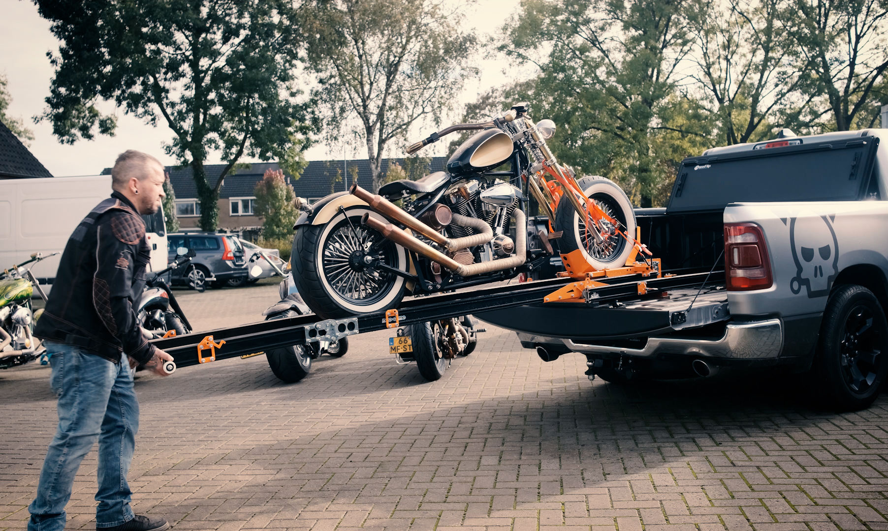 Rampe moto Neo-Dyne en position déployée