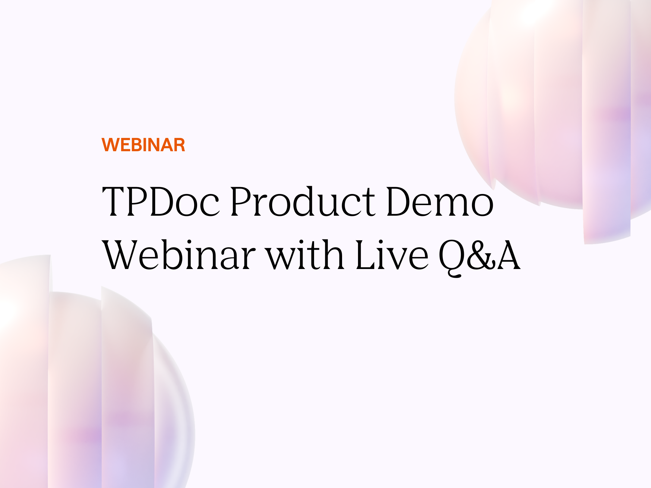 [Ended] See how Aibidia TPDoc simplifies audit readiness