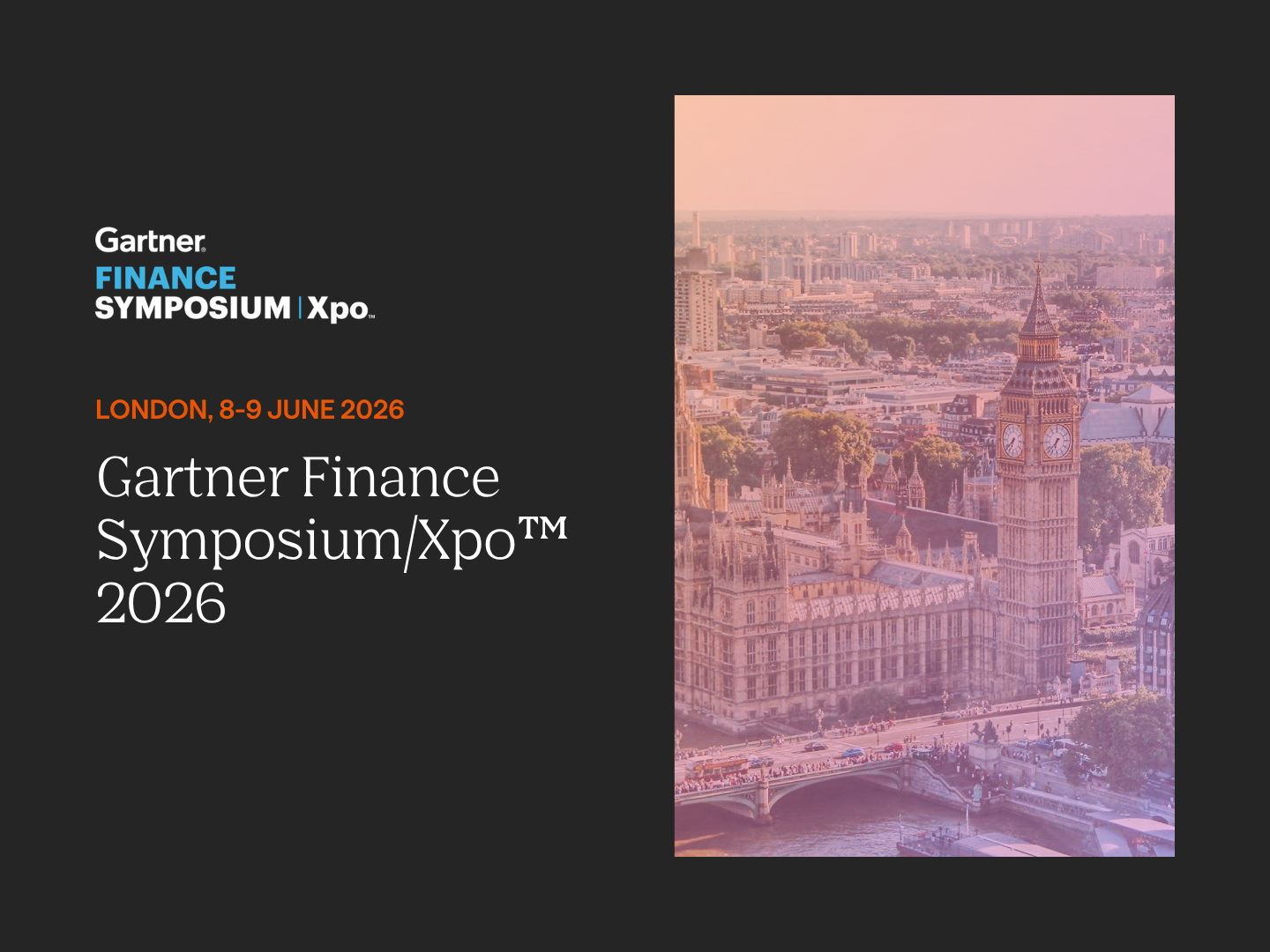 Gartner Finance Symposium/Xpo™ 2026