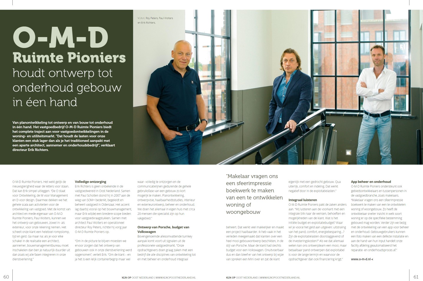Artikel Kijk op Oost Nederland