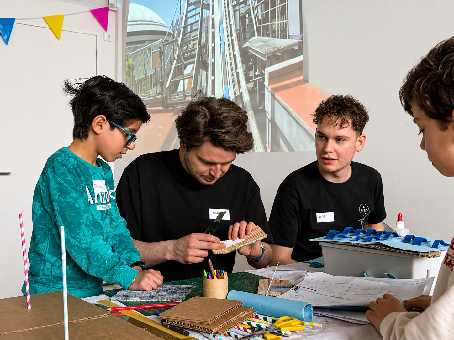 Jong talent inspireren, O-M-D bij Archikidz Enschede