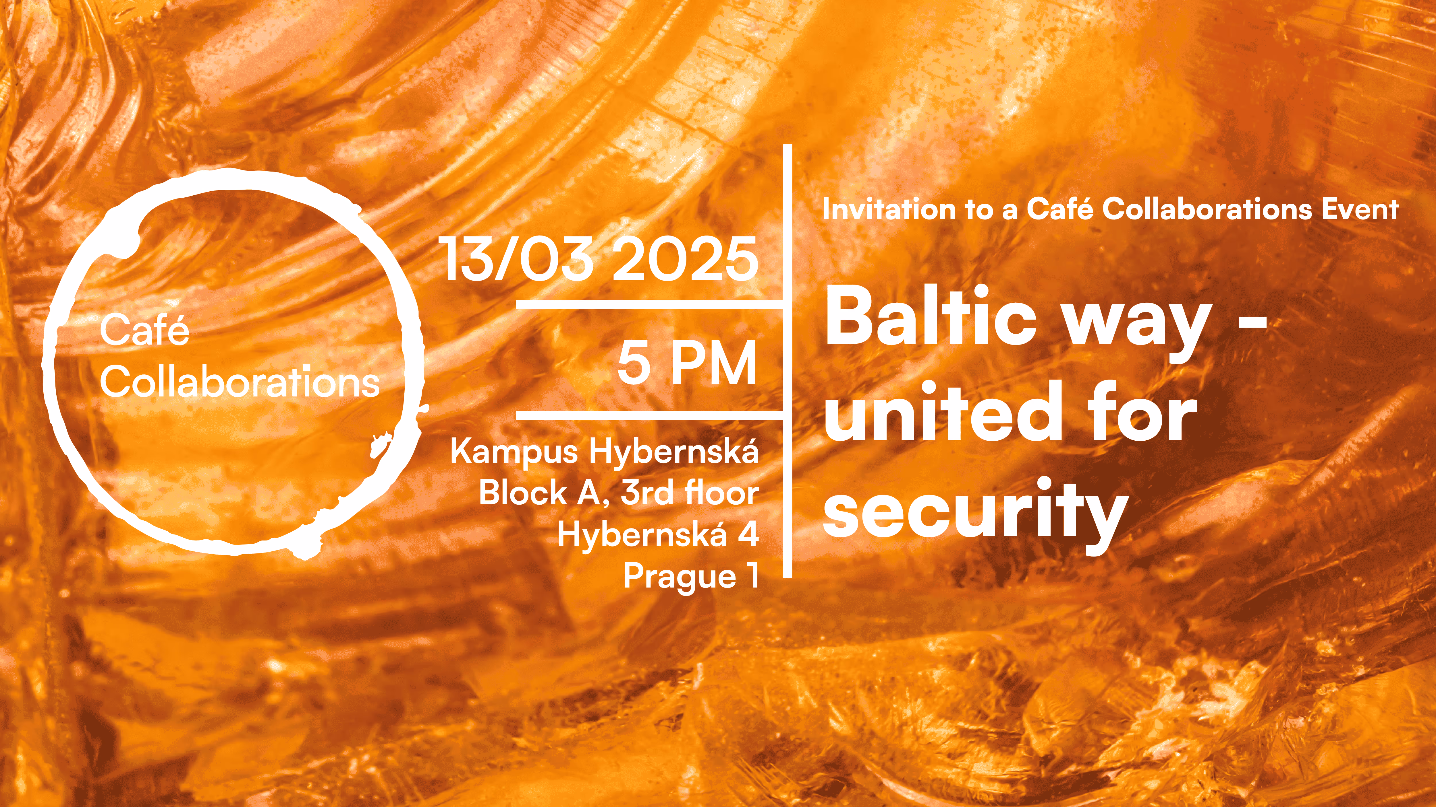 Café Collaborations: Baltic Way - United for Security