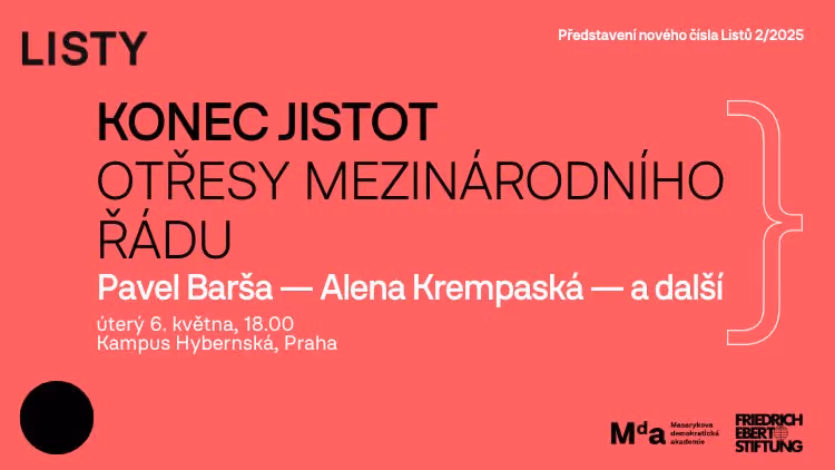 Konec jistot | Otřesy mezinárodního řádu