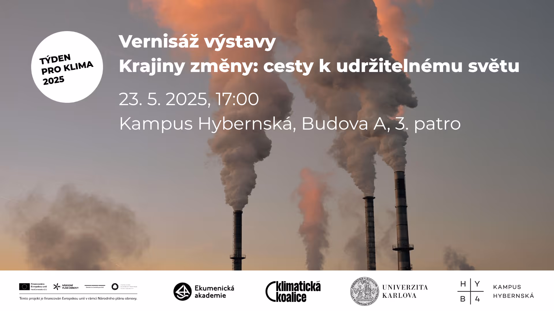 Vernisáž výstavy | Krajiny změny: cesty k udržitelnému světu