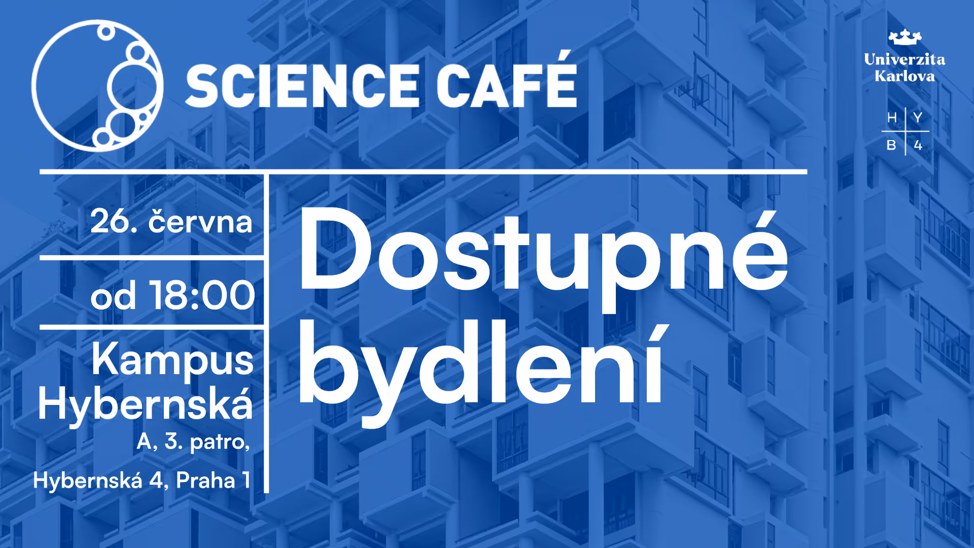 Science Café: Dostupné bydlení