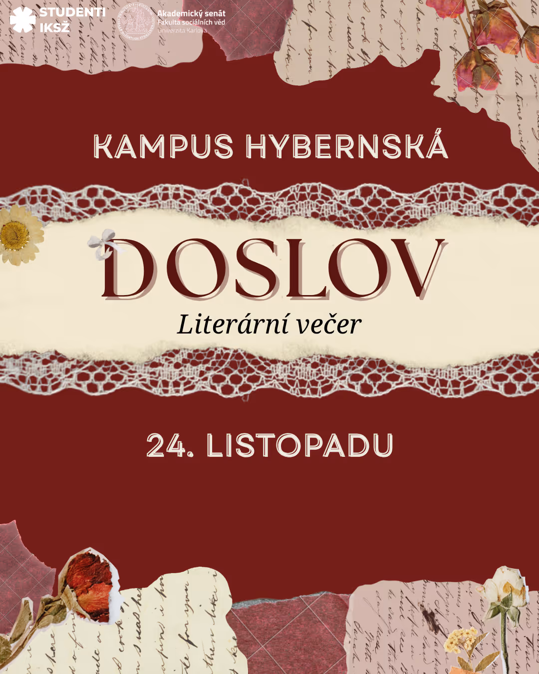 Doslov, literární večer