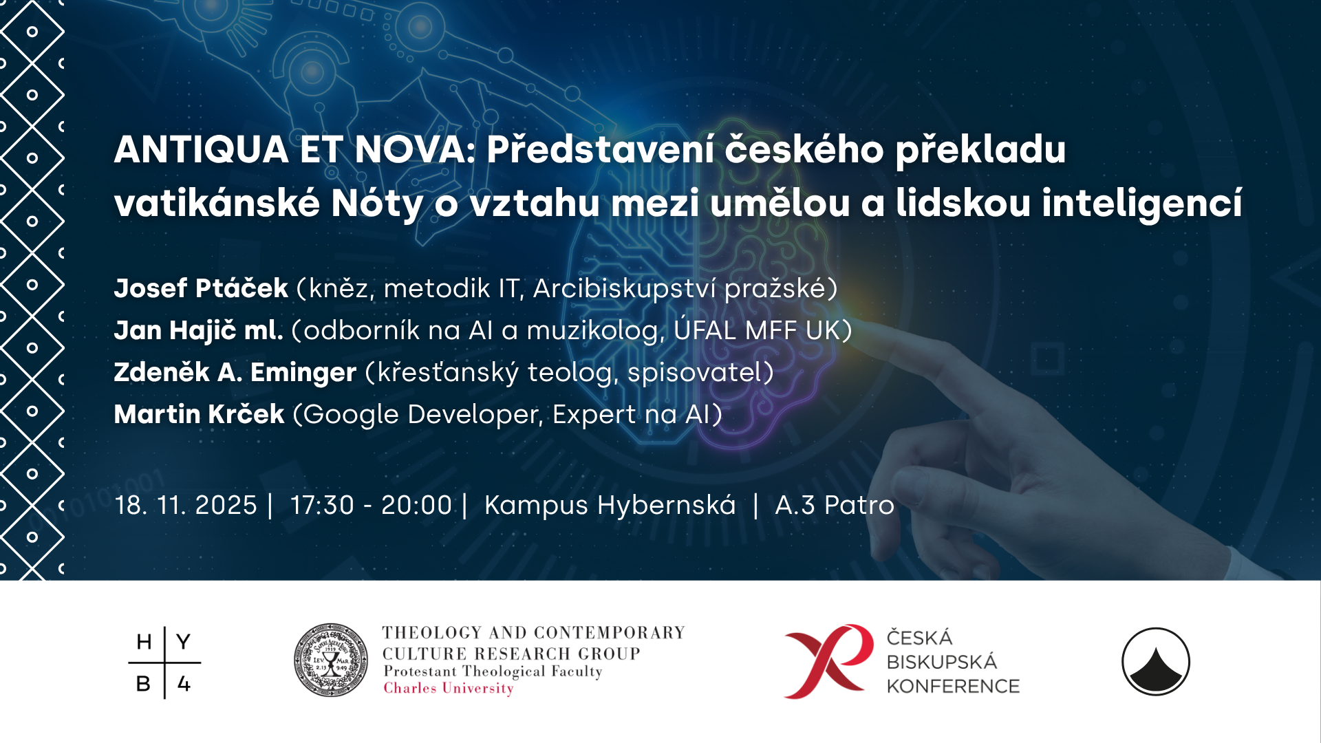 ANTIQUA ET NOVA: Představení českého překladu vatikánské Nóty o vztahu mezi umělou a lidskou inteligencí