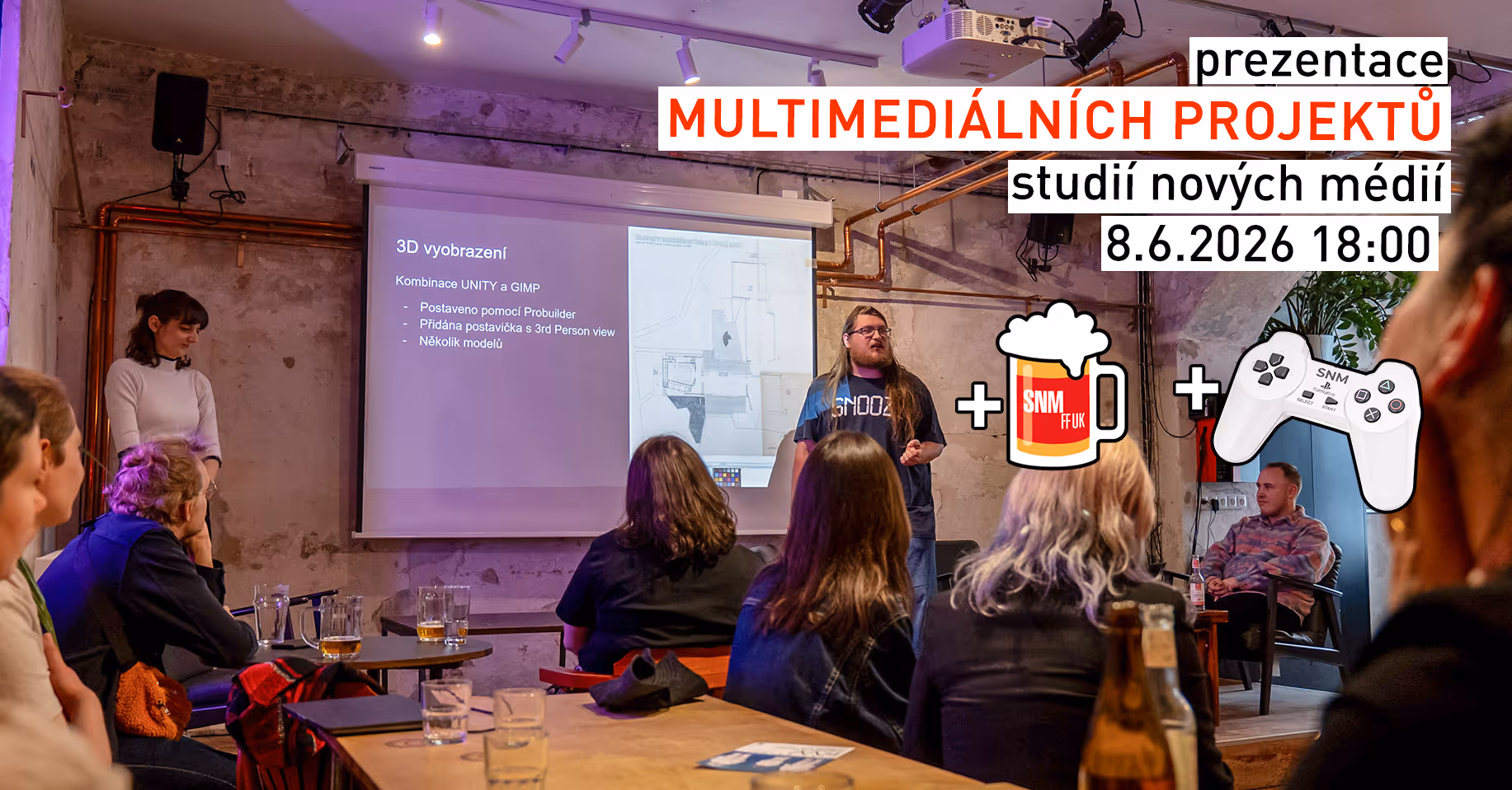 HYB4 Film + SNM: Představení multimediálních projektů