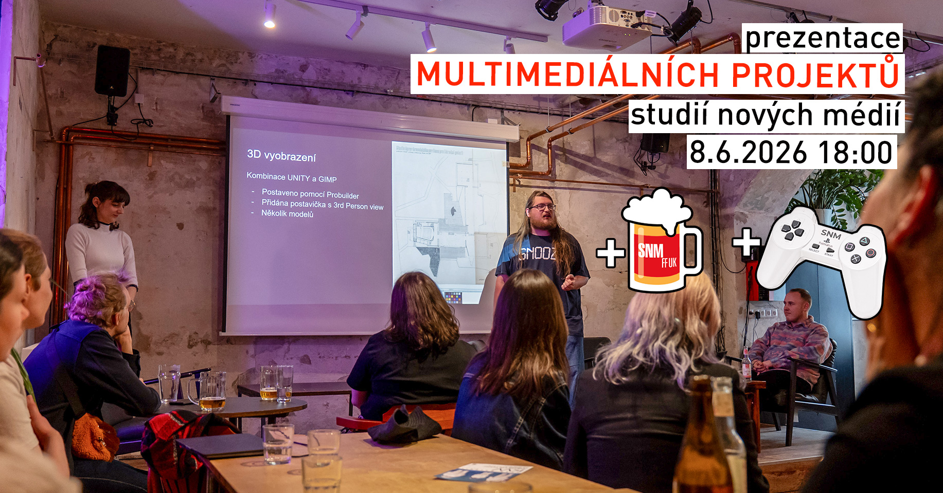 HYB4 Film + SNM: Představení multimediálních projektů