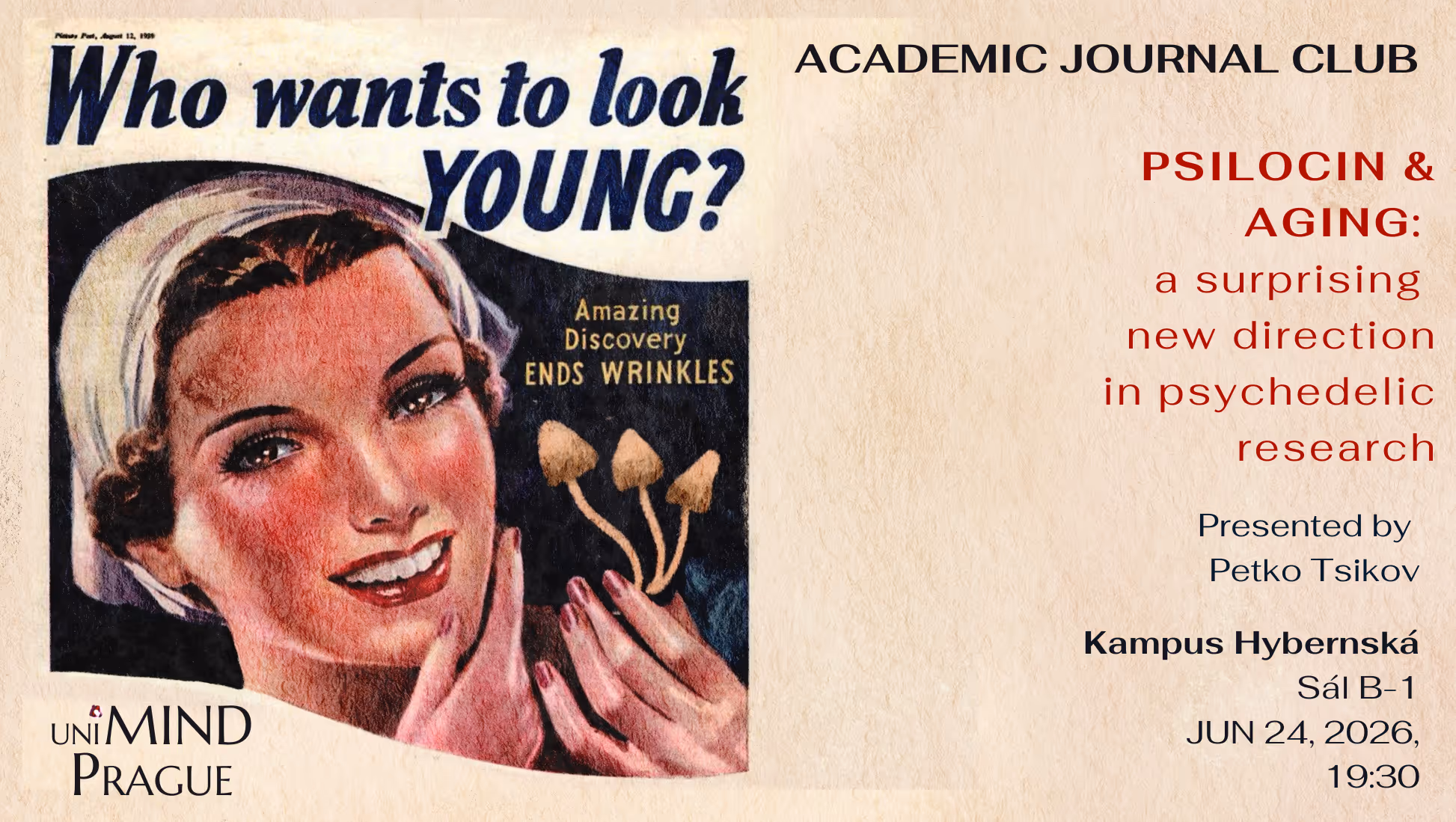UniMIND: 'Psychedelics, Ageing, and Longevity'