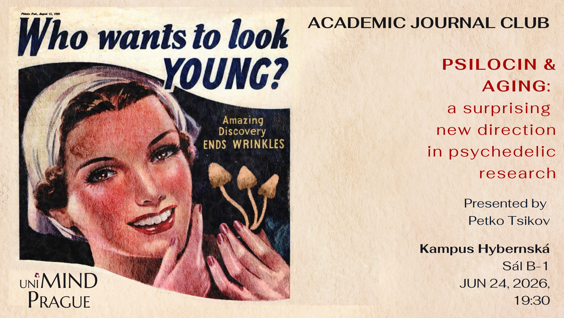 UniMIND: 'Psychedelics, Ageing, and Longevity'