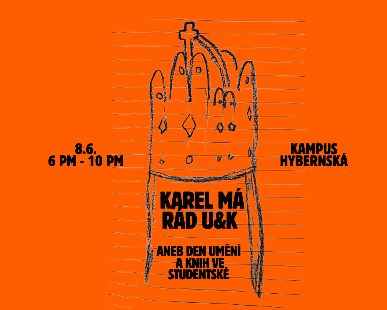 Karel má rád U&K - aneb den Umění a Knih ve Studentské