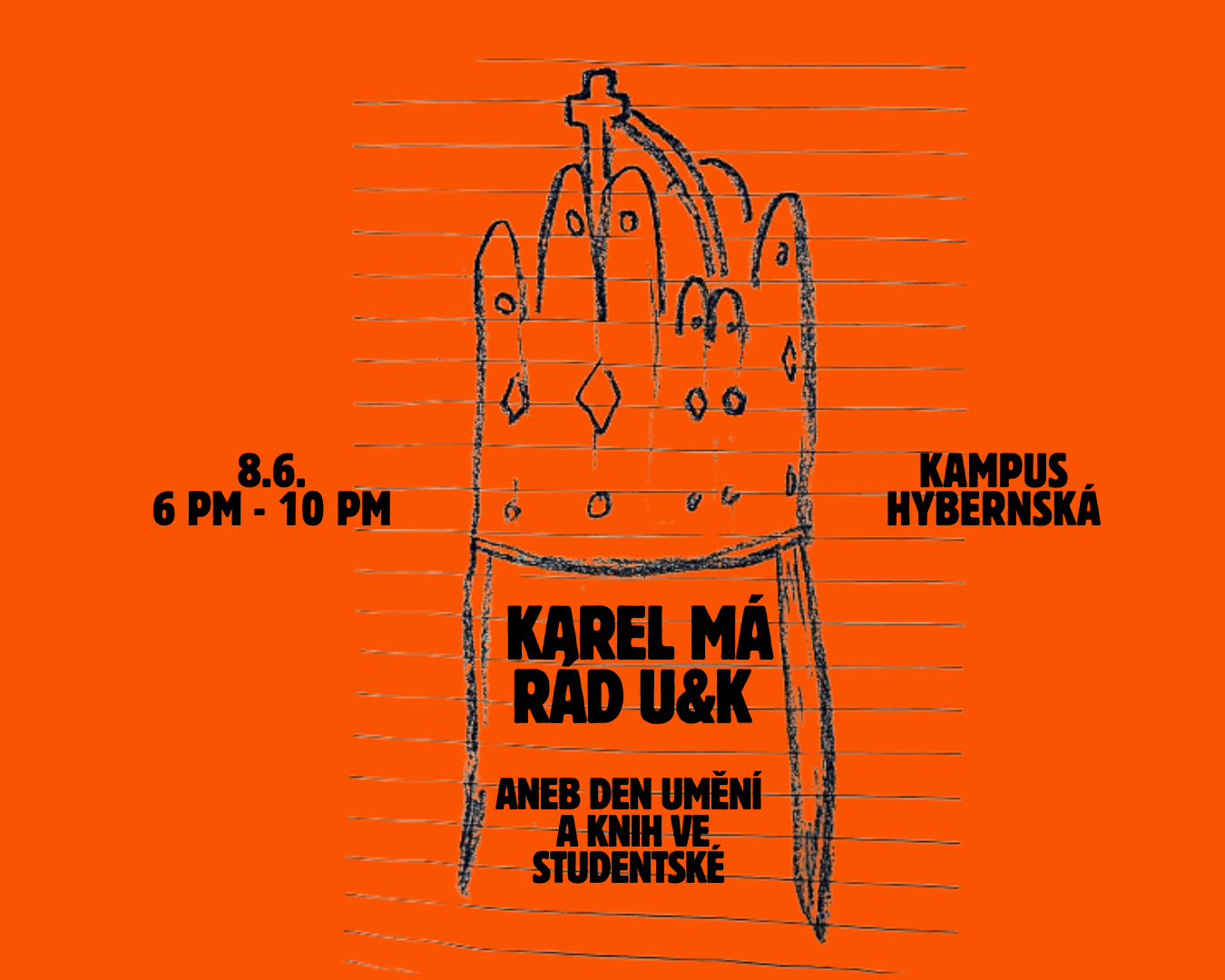 Karel má rád U&K - aneb den Umění a Knih ve Studentské