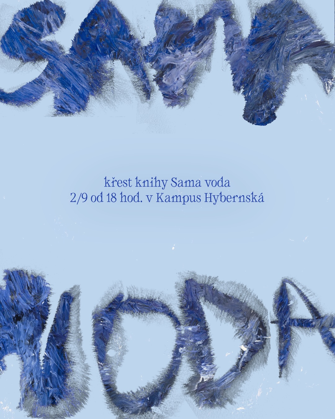 SAMA VODA | křest autorské knihy 