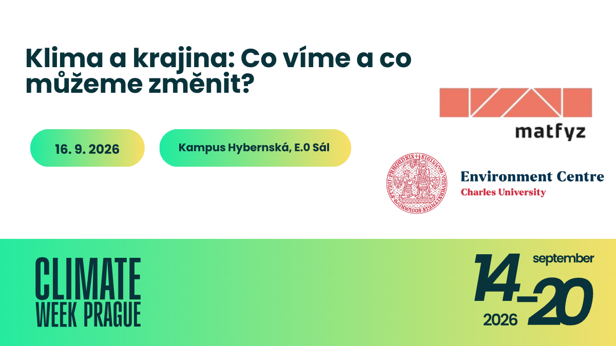 Klima a krajina: Co víme a co můžeme změnit?