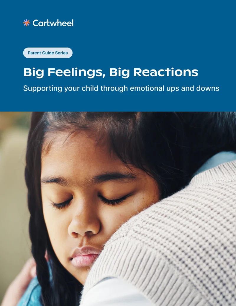 Big Feelings, Big Reactions parent guide cover