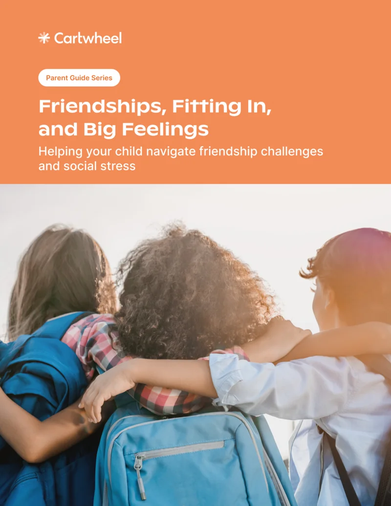 Friendships, Fitting In, and Big Feelings parent guide cover
