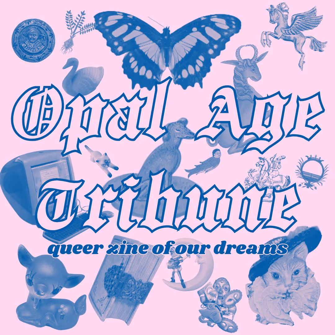 Logo for the queer business Qpal age tribune
