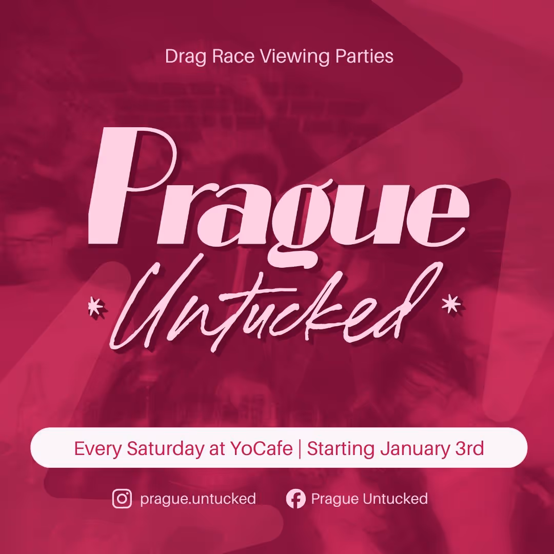 poster of prague untucked, a viewing party of RuPaul drag race season 18