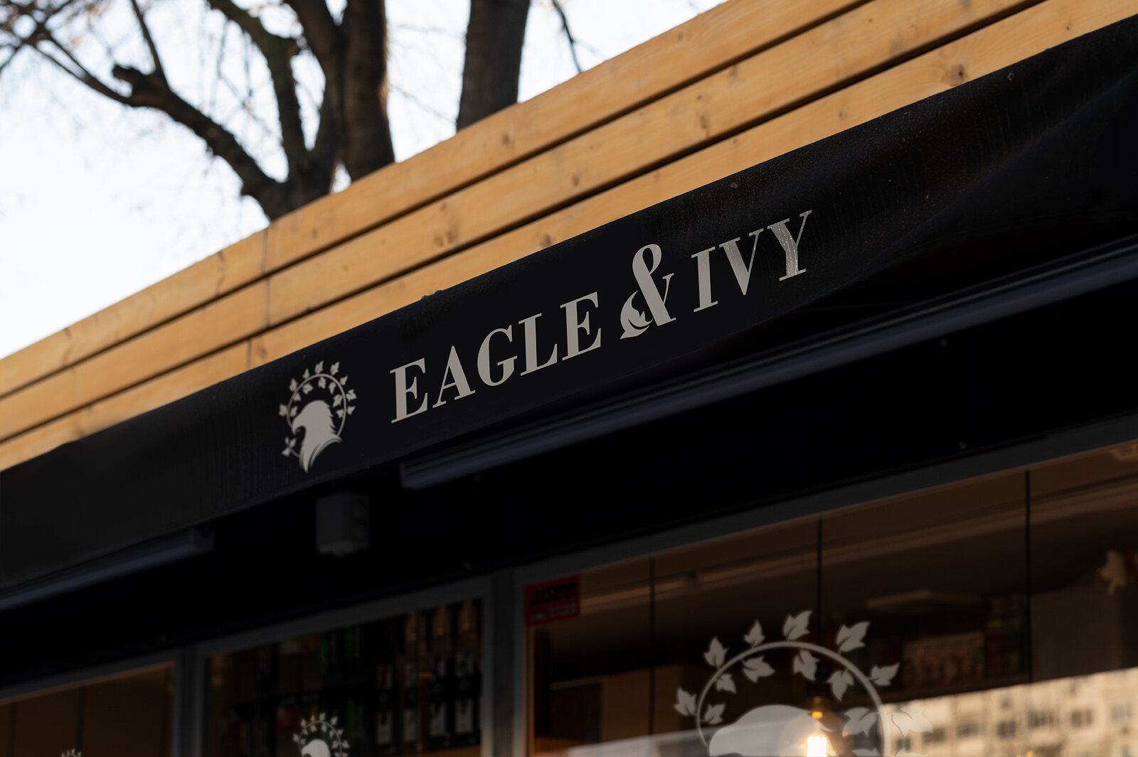 Awning signage