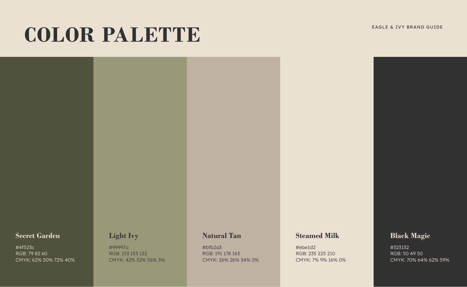 Color palette