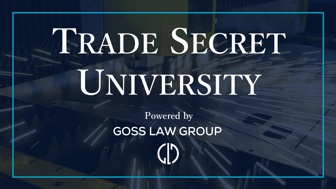 Trade Secret University header graphic