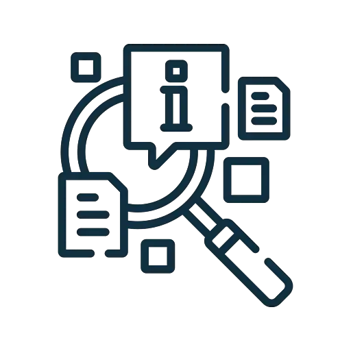 іконка пошуку та інформації