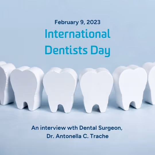 February 9th marks International Dentist's Day! Click to read more about Dr Trache's life as a Oral & Maxillofacial Surgeon!