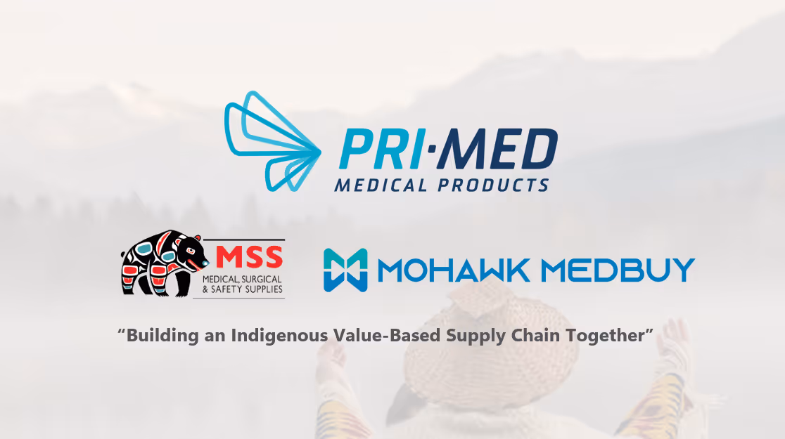 As part of Canada’s continued Reconciliation journey, PRIMED Medical Products has partnered with Medical Surgical & Safety Supplies Ltd. & Mohawk Medbuy Corporation.