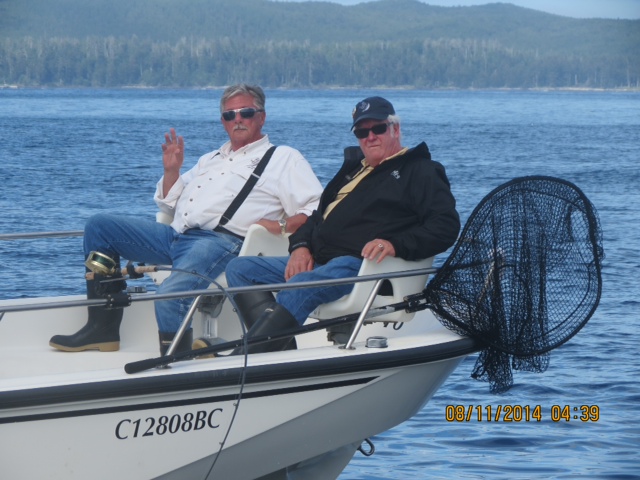 * John Fader and George Ledson enjoying a beautiful Langara day! 