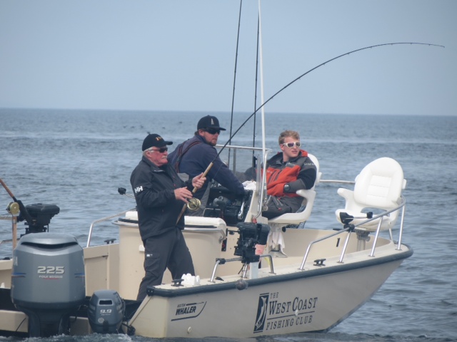 * Doug Gowland on a nice fish. 