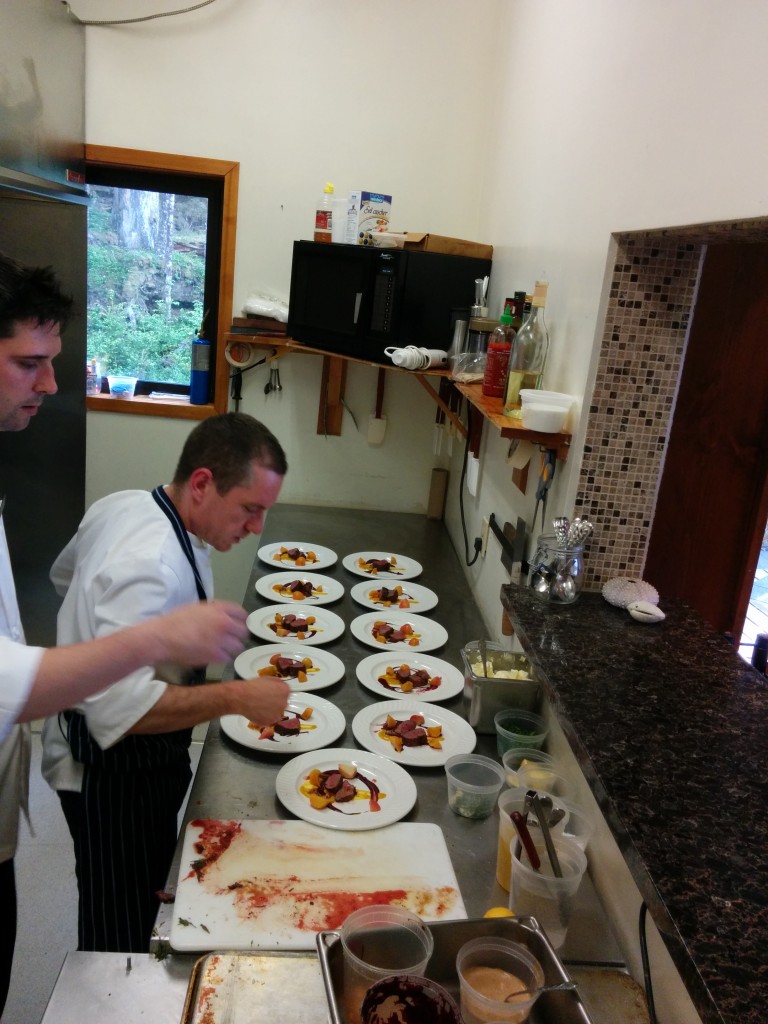 Best in the business. Executive chef David Mendes and sous chef Scott Young