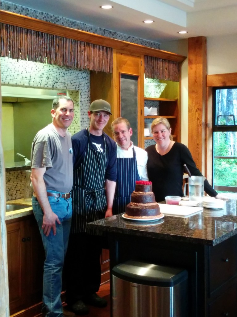 David and Brian, our amazing chefs, made sure we could celebrate Clin's and Dawn's 20th Anniversary in grand fashion!