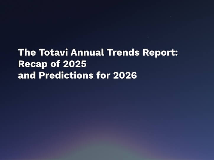 Totavi Shares Recap of 2025 and Predictions for 2026 in the new Totavi Annual Trends Report