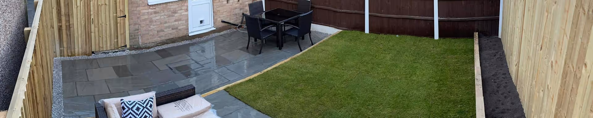 Neat garden layout renovation