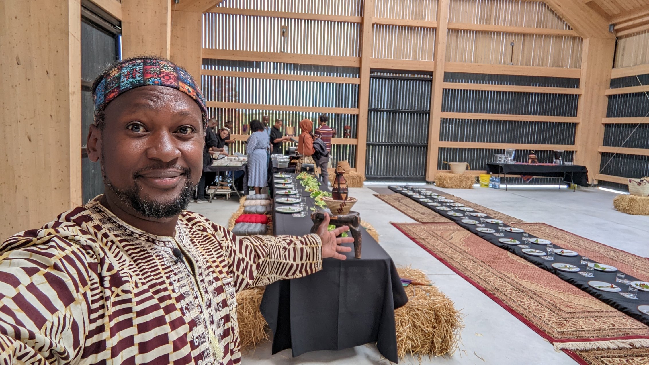 Community gathering at Zawadi Farm Downsview Park Toronto
