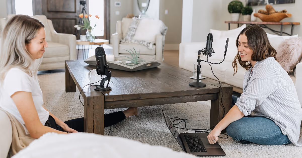 Full 2 Person Podcast Setup Checklist