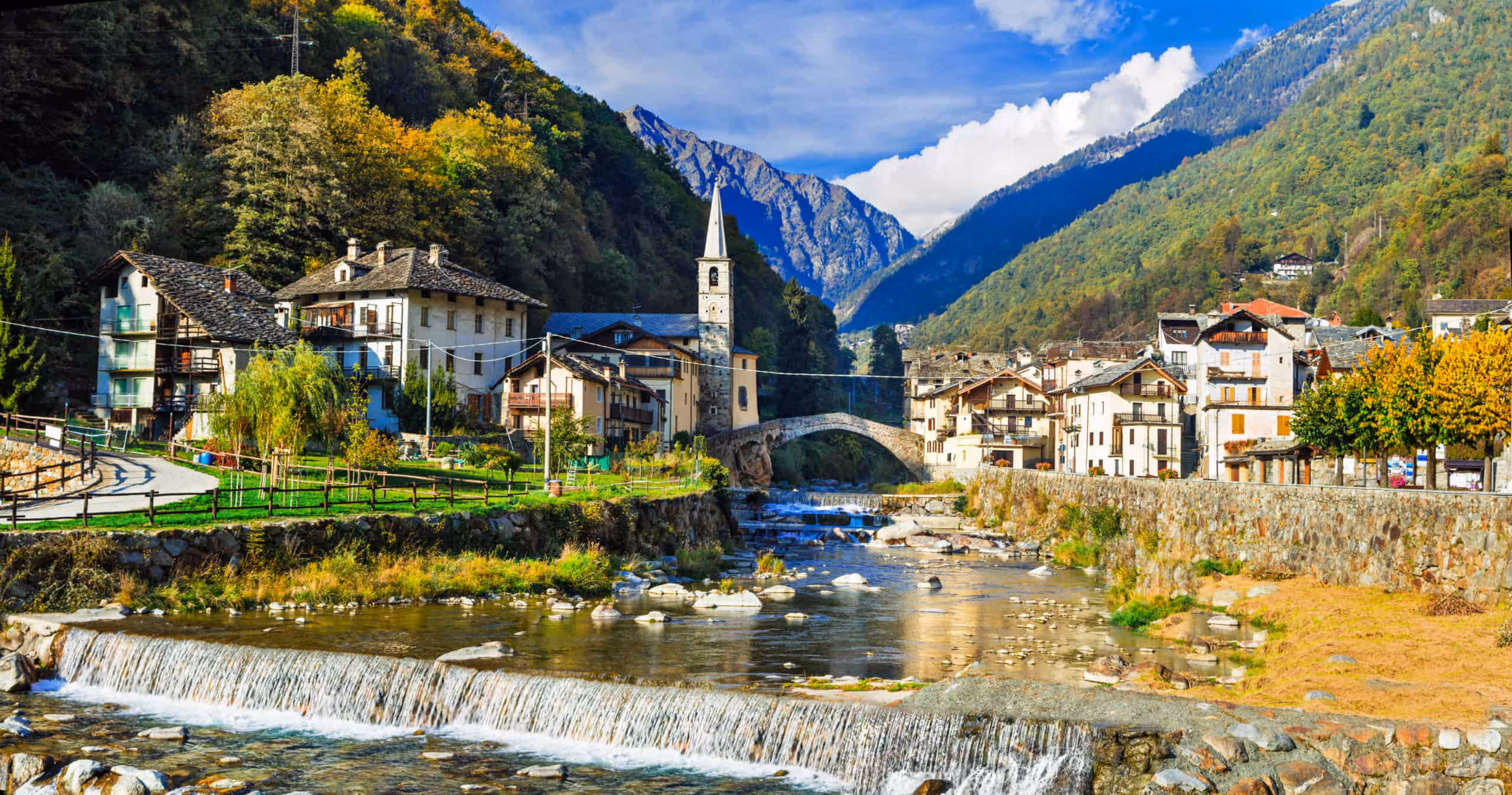 Immagine di un paesaggio ad Aosta in Valle d’Aosta.